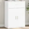 Image de vidaXL Buffet blanc 60x30x84 cm bois d'ingÃ©nierie