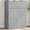 Image de vidaXL Buffet gris béton 60x30x84 cm bois d'ingénierie840495