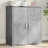 Image de vidaXL Vidaxl Buffet Gris Béton 79x38x80 Cm Bois D'ingénierie