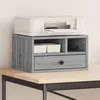 Image de vidaXL Support d'imprimante sonoma gris 40x32x22,5cm bois d'ingÃ©nierie
