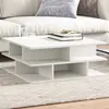 Image de vidaXL Table basse blanc 70x70x29 cm bois d'ingénierie840744