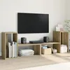 Image de vidaXL Meubles TV 2 pcs chÃªne sonoma 75x30x50 cm bois d'ingÃ©nierie