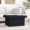 Image de vidaXL Table basse noir 80x55x40 cm bois d'ingénierie840864