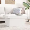 Image de vidaXL Table basse blanc 100x55x40 cm bois d'ingÃ©nierie