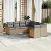 Image de Vidaxl Salon De Jardin Avec Coussins 8 Pcs Beige RÃ©sine TressÃ©e