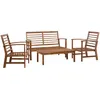 Image de Vidaxl Salon De Jardin Avec Coussins 10 Pcs Beige RÃ©sine TressÃ©e