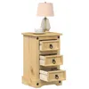 Image de vidaXL Table de chevet Corona 35x32,5x58 cm bois de pin massif4005653
