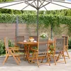 Image de vidaXL Chaises inclinables de jardin lot de 6 gris bois massif acacia3214533