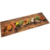 Image de vidaXL Tapis de cuisine lavable impression d'Ã©pices 45x150 cm velours