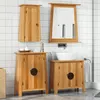 Image de vidaXL Vidaxl Ensemble De Meubles De Salle De Bain 3 Pcs Bois De Pin Massif