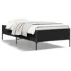 Image de vidaXL Cadre de lit sans matelas noir 75x190 cm