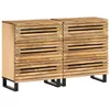 Image de vidaXL Buffets 2 pcs 60x34x75 cm bois de manguier massif brut