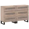 Image de vidaXL Buffets 2 pcs 60x34x75 cm bois massif de manguier