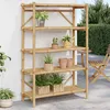Image de Vidaxl Étagère À 5 Niveaux 100x40x150 Cm Bambou