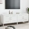 Image de vidaXL Meubles TV 2 pcs blanc 68x39x50,5 cm acier