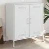 Image de vidaXL Buffet blanc 68x39x79 cm acier842981