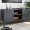 Image de vidaXL Meuble TV anthracite 100,5x39x50,5 cm acier842990
