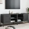 Image de vidaXL Meubles TV 2 pcs noir 68x39x50,5 cm acier842995