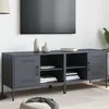 Image de vidaXL Meubles TV 2 pcs anthracite 68x39x50,5 cm acier