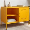 Image de vidaXL Meuble TV jaune moutarde 68x39x50,5 cm acier843000