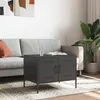 Image de vidaXL Table basse noir 68x50x50,5 cm acier843030