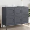 Image de vidaXL Buffet anthracite 100,5x39x79 cm acier843098