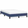 Image de vidaXL Cadre de lit sans matelas bleu 120x190 cm tissu