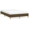 Image de vidaXL Cadre de lit marron foncÃ© 120x190 cm tissu