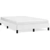 Image de vidaXL Cadre de lit sans matelas blanc 120x190 cm similicuir