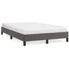 Image de vidaXL Cadre de lit sans matelas gris 120x190 cm similicuir