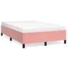 Image de vidaXL Cadre de lit sans matelas rose 120x190 cm velours
