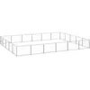 Image de vidaXL Sommier Ã  lattes de lit avec matelas gris foncÃ© 120x190cm tissu
