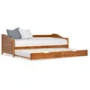 Image de vidaXL Sommier Ã  lattes de lit avec matelas noir 120x190 cm tissu