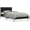 Image de vidaXL Cadre de lit sans matelas noir 100x200 cm