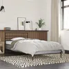 Image de vidaXL Cadre de lit sonoma gris 75x190 cm bois d'ingénierie et métal