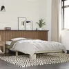 Image de vidaXL Cadre de lit chêne sonoma 75x190 cm bois d'ingénierie et métal