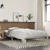 Image de vidaXL Cadre de lit sonoma gris 75x190 cm bois d'ingénierie et métal