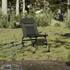 Image de Vidaxl Chaise De PÃªche Avec Pieds Ã Boue RÃ©glables Pliable Vert