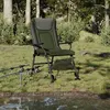 Image de vidaXL Chaise de pêche avec accoudoir pliable vert4006418