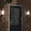 Image de vidaXL Applique murale d'extérieur noir acier inoxydable