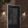 Image de vidaXL Appliques murales d'extérieur 2 pcs noir acier inoxydable