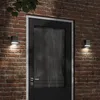Image de Vidaxl Appliques Murales D'extÃ©rieur 2 Pcs Noir Acier Inoxydable