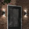 Image de vidaXL Applique murale d'extérieur noir acier inoxydable