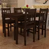 Image de Vidaxl Ensemble Ã Manger De Jardin 11 Pcs Coussins Noir RÃ©sine TressÃ©e