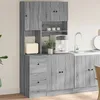 Image de vidaXL vidaXL Armoire de cuisine sonoma gris 95x50x180 cm bois d'ingénierie