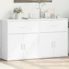 Image de vidaXL Buffets 2 pcs blanc 60x31x70 cm bois d'ingÃ©nierie