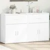 Image de vidaXL Buffets 2 pcs blanc 60x31x70 cm bois d'ingénierie3276546