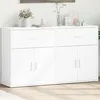 Image de vidaXL Buffets 2 pcs blanc 60x31x70 cm bois d'ingÃ©nierie