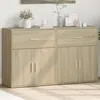 Image de vidaXL Buffets 2 pcs chÃªne sonoma 60x31x70 cm bois d'ingÃ©nierie