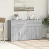 Image de vidaXL Buffets 2 pcs sonoma gris 60x31x70 cm bois d'ingénierie3276551